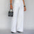 Chaksarn High - Waist Wide - Leg White Jeans - Unisex - Chaksarn