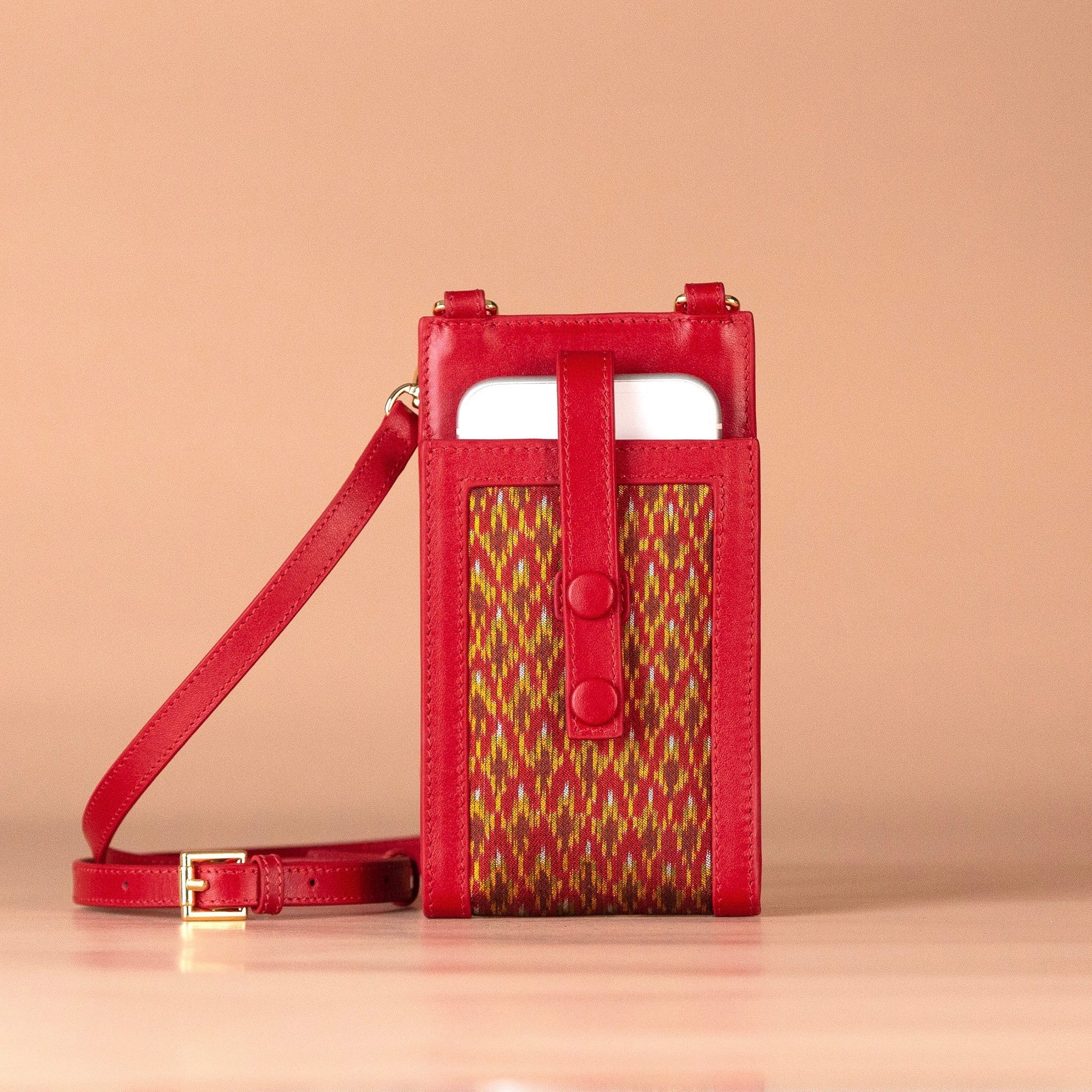 Phone Bag - Red Mudmee (P19) - Chaksarn